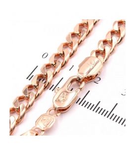 Ланцюжок позолота "панцирне" 0,5/60 см (Медичне золото)