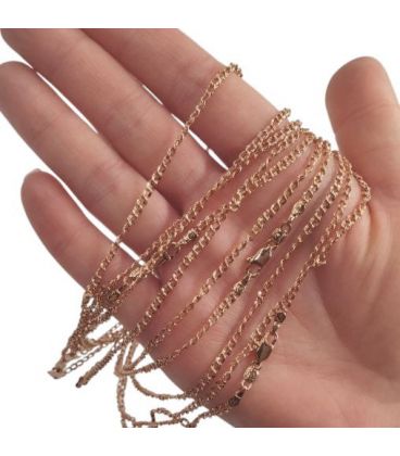 Уценка, Цепочка плетения "Нонна", 0,3/45 см, позолота