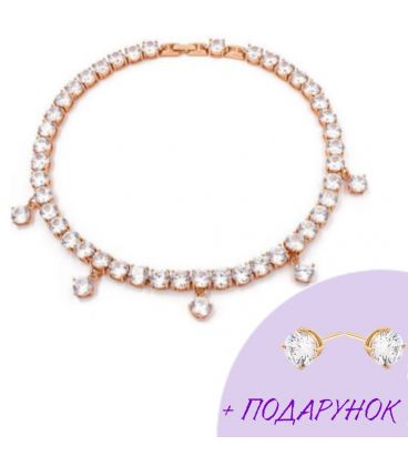 Колье “Восход” позолота