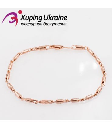 Браслет Xuping позолота "бочонок" 0,3/18 см (Медичне золото)
