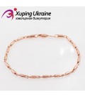Браслет Xuping позолота "из бочонков" 0,3/18 см (Медицинское золото)