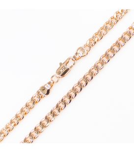 Цепочка Xuping панцирное плетение 0,5/60 см, лимонная позолота (Медицинское золото)