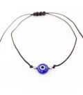 Браслет оберег "Черная нить с подвеской от сглаза" devil eye 924647(2)
