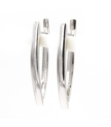 Серьги родированные