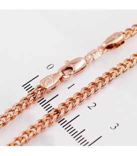 Цепочка позолота Xuping "панцирное" 0,4/60 см (Медицинское золото)