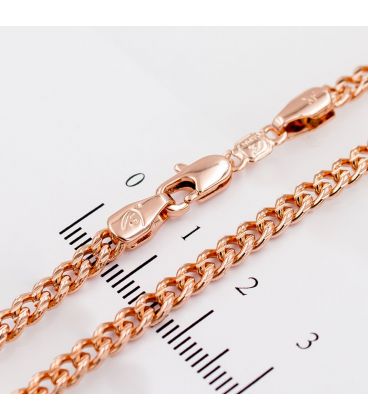 Цепочка позолота Xuping "панцирное" 0,4/60 см (Медицинское золото)