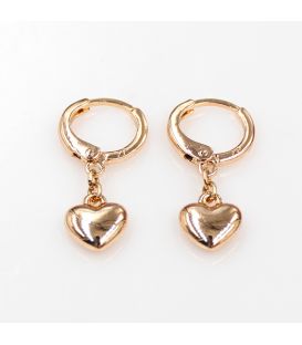 Сережки-підвіски Xuping "Сердечко" 