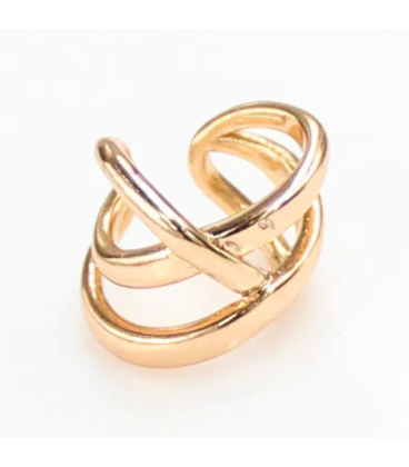 Серьги каффы лимонная позолота, 1 шт - Xuping (370015)