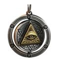 Кулон Око Гора, сталь 2х сторонняя (372010)