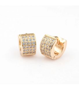 Серьги классические Xuping лимонная позолота 18К 224590