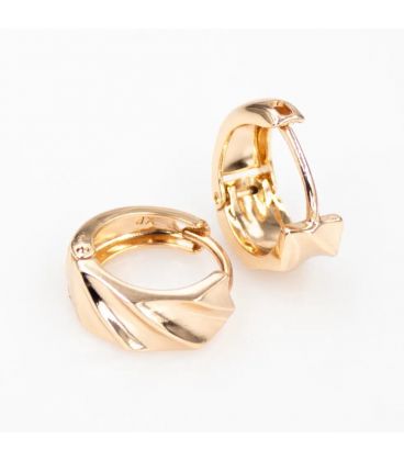 Серьги Xuping лимонная позолота без камней (Медицинское золото) 924330