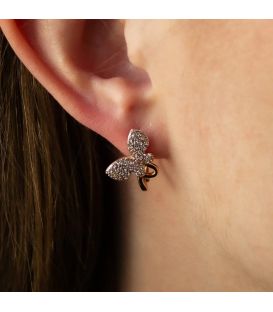 Сережки Xuping лимонна позолота Метелик 824947 медзолото