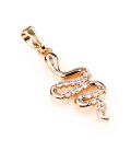 Подвеска Xuping позолота "Змея" ( медицинское золото)