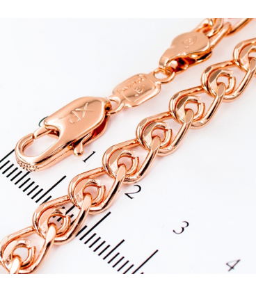 Цепочка позолота "лав" 0,7/60 см (Медицинское золото)