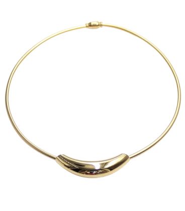 Украшение чокер Xuping "Улыбка" 40 см лимонная позолота 14к