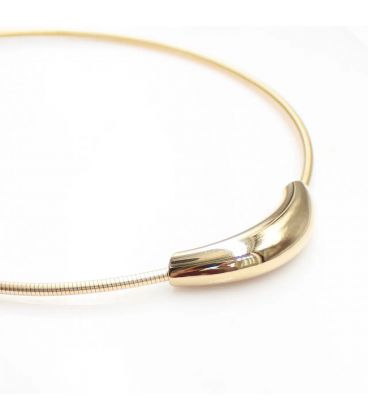 Прикраса чокер Xuping "Посмішка" 40 см лимонна позолота 14к