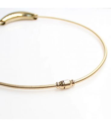 Украшение чокер Xuping "Улыбка" 40 см лимонная позолота 14к