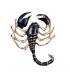 Брошка "Scorpion" лимонна позолота