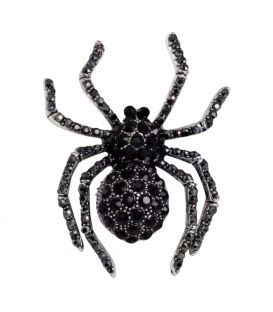 Брошка Xuping "Павук" чорний родій