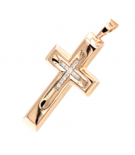 Підвіска Xuping Хрестик 2,8*1,9 см (Медичне золото)