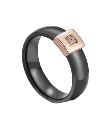 Кільце Xuping кераміка позолота