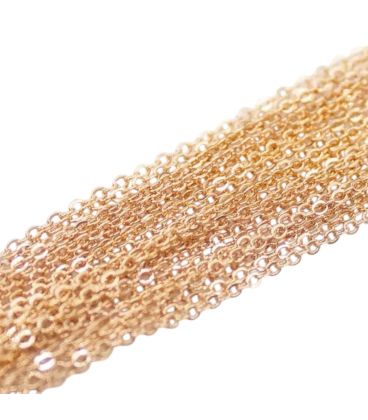 Ланцюжок Xuping лимонна позолота якірне плетіння 0,1/45 см (Медичне золото)