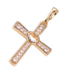 Хрестик Xuping 2,3 см (Медичне золото) 724211