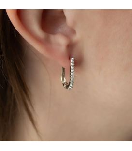 Серьги Дорожка родиум Xuping медицинская сталь