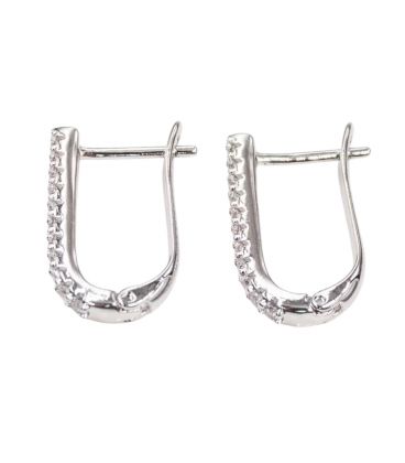 Серьги Дорожка родиум Xuping медицинская сталь