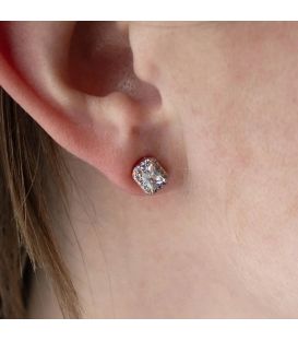 Серьги-гвоздики (Пусеты) Xuping лимонная позолота (медзолото)