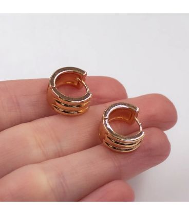 Сережки позолота "Смуга"