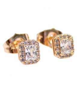 Серьги-гвоздики (Пусеты) Xuping лимонная позолота (медзолото)