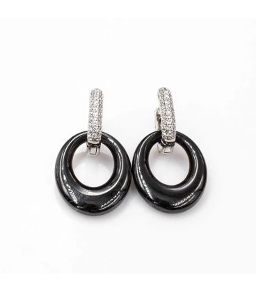 Сережки з керамікою Xuping Овал