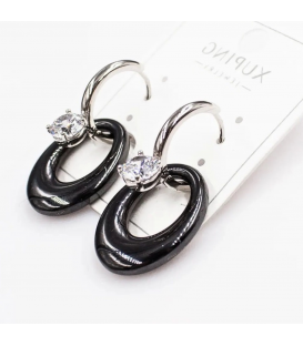Сережки з керамікою Xuping Овал