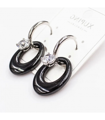 Серьги керамические Xuping Овал