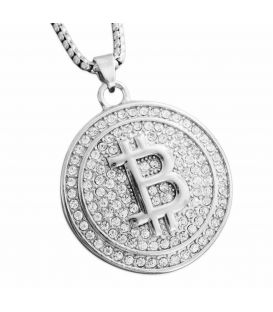 Підвіска "Bitcoin Біткоїн" сталь