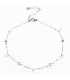 Браслет на ногу (анклет) з камінчиками Swarovski 330149