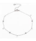 Браслет на ногу (анклет) з камінчиками Swarovski 330149