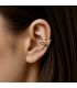 Серьги каффы Двойное плетение - 1 шт (Медзолото Xuping) 373014(2)