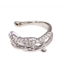 Серьги каффы  Xuping Двойное плетение - 1 шт (Медзолото) 373014(1)