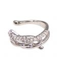 Серьги каффы  Xuping Двойное плетение - 1 шт (Медзолото) 373014(1)