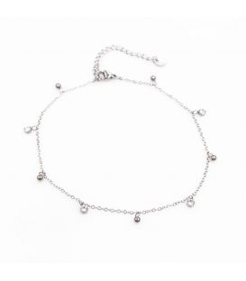Браслет на ногу (анклет) з камінчиками Swarovski 330149