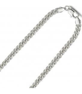 Цепочка Xuping плетение нонна 0,3/50 см родий (Медицинское золото)