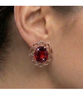 Сережки позолота Великий овал
