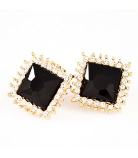 Сережки-гвоздики "Ромб у дрібн. стор."