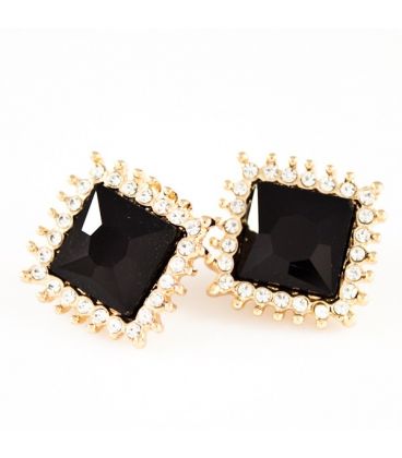 Сережки-гвоздики "Ромб у дрібн. стор."