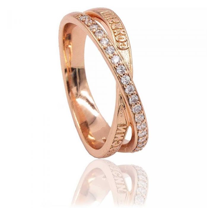 кольцо спаси и сохрани позолота